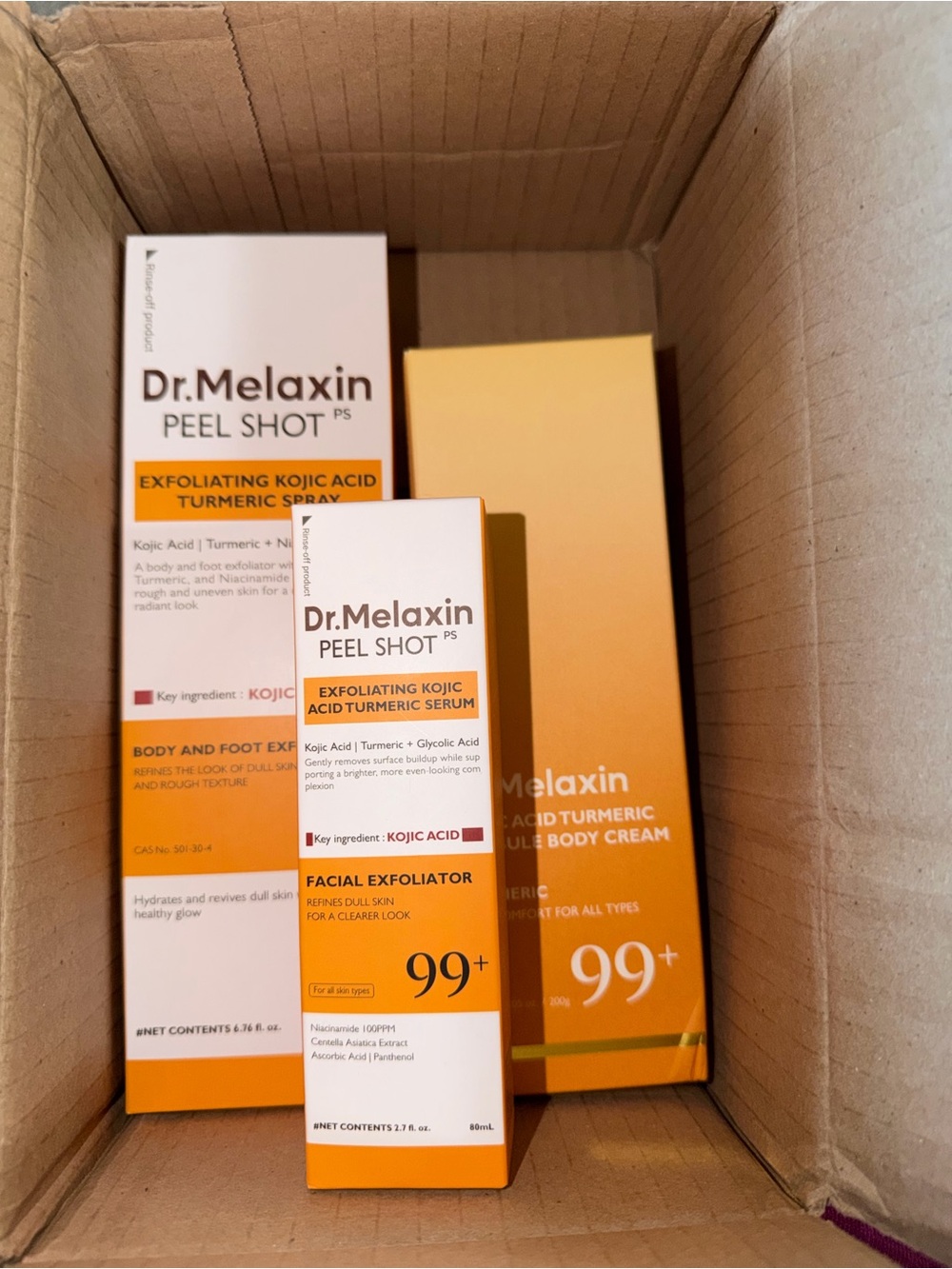Dr. Melaxin Konica acid/turmeric bundle